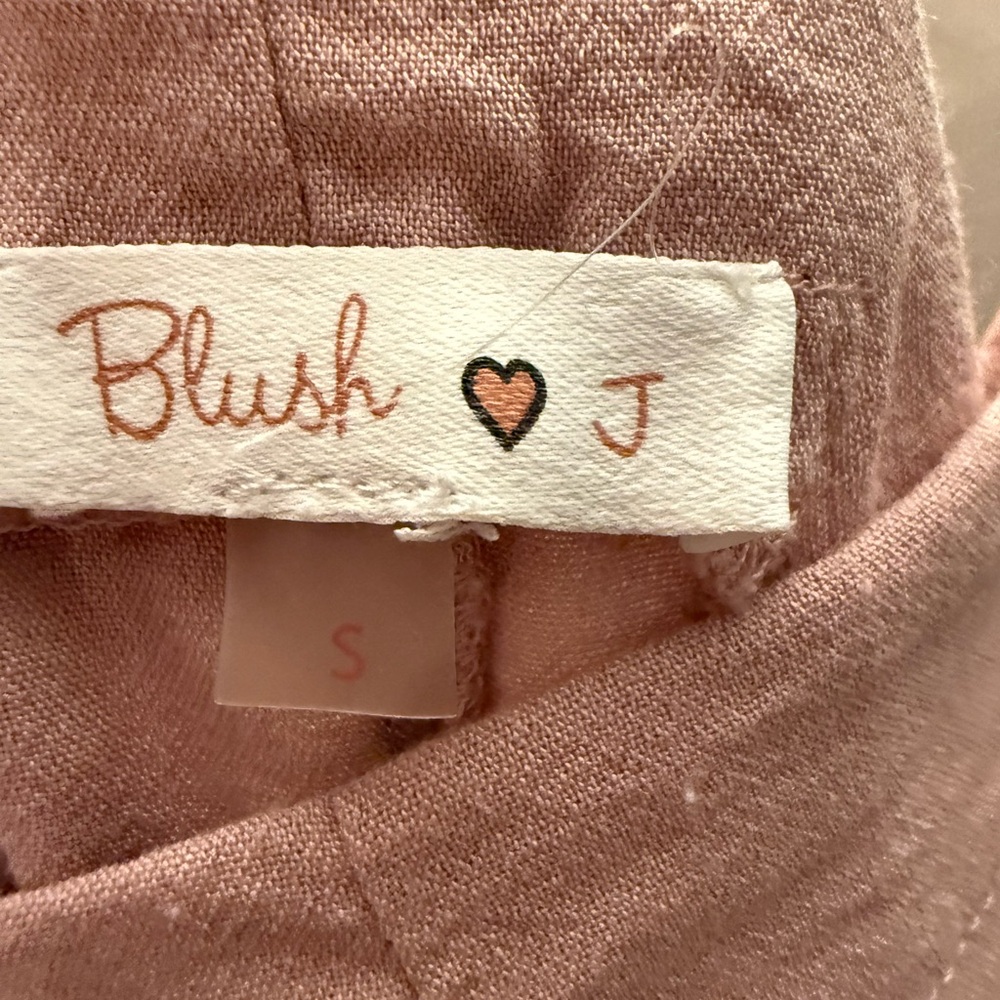 Blush Soft Pink Apparel romper‎ small - Picture 3 of 7